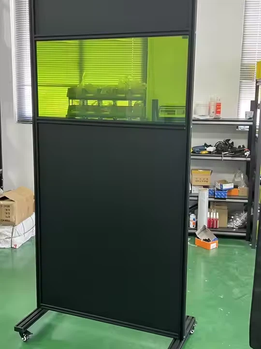 Laser Safety Screen With Window For Anti-Laser Radiation Protective Laser Station Equipment Parts