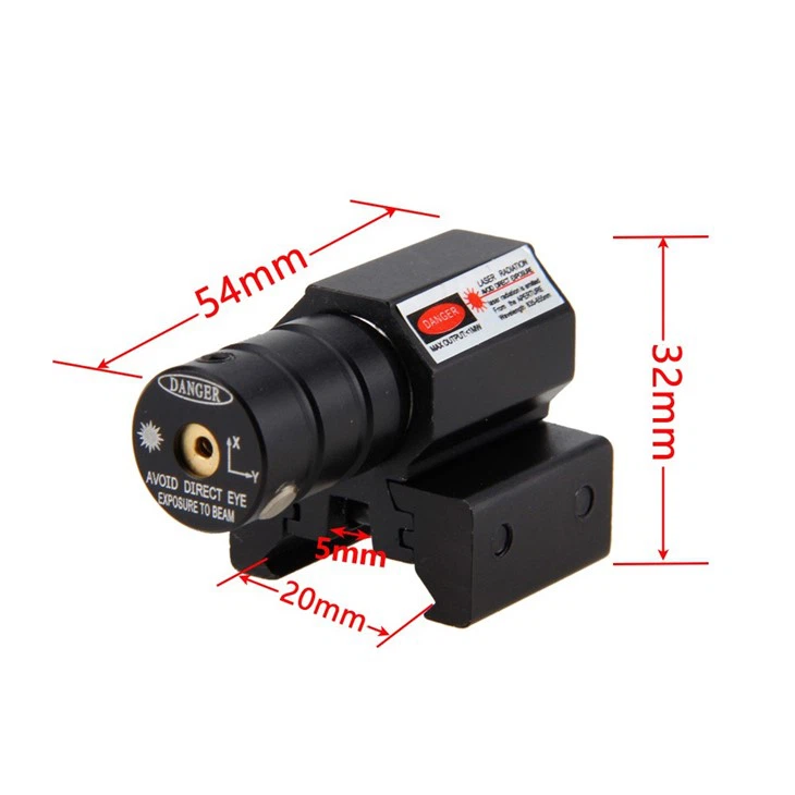 Mini Red Green Dot Laser Sight With Tactical Mount